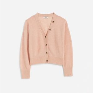Madewell Pink Wool Cardigan